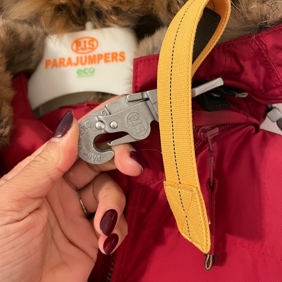 PARAJUMPERS Red Long Bear Winter Coat - XXS - RRP $1300 - Picture 3 of 6